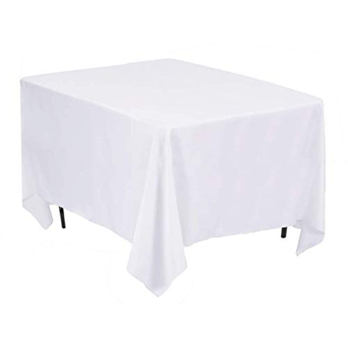 Toledo 100% Polyester THMILLS White Table Cloth