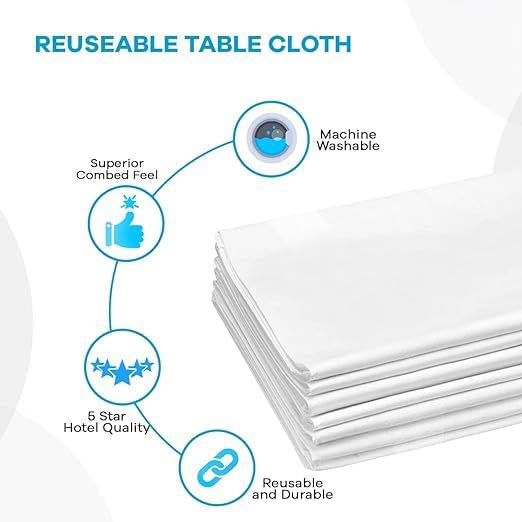 Valencia 100% Cotton THMILLS Plain Satin Table Cloth