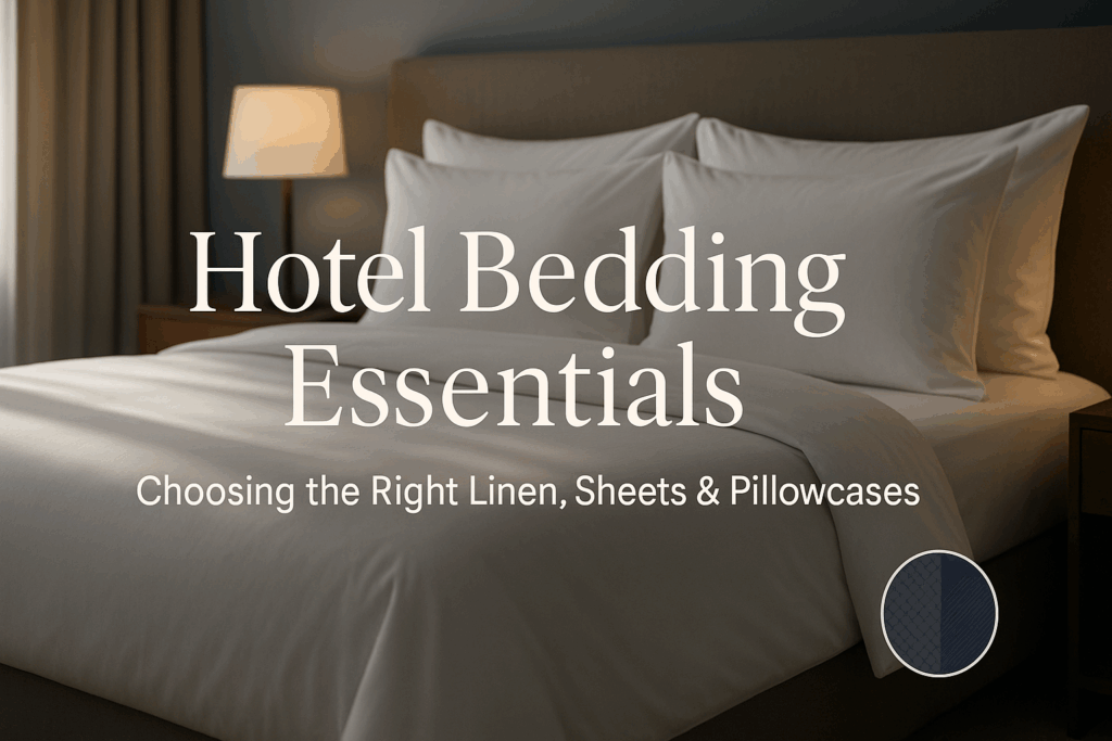 Meta Description: From bed sheets to duvet covers, discover how hotels choose their bedding. Learn the differences between percale and sateen, cotton types, and how to pick hotel-quality bed linen that lasts.