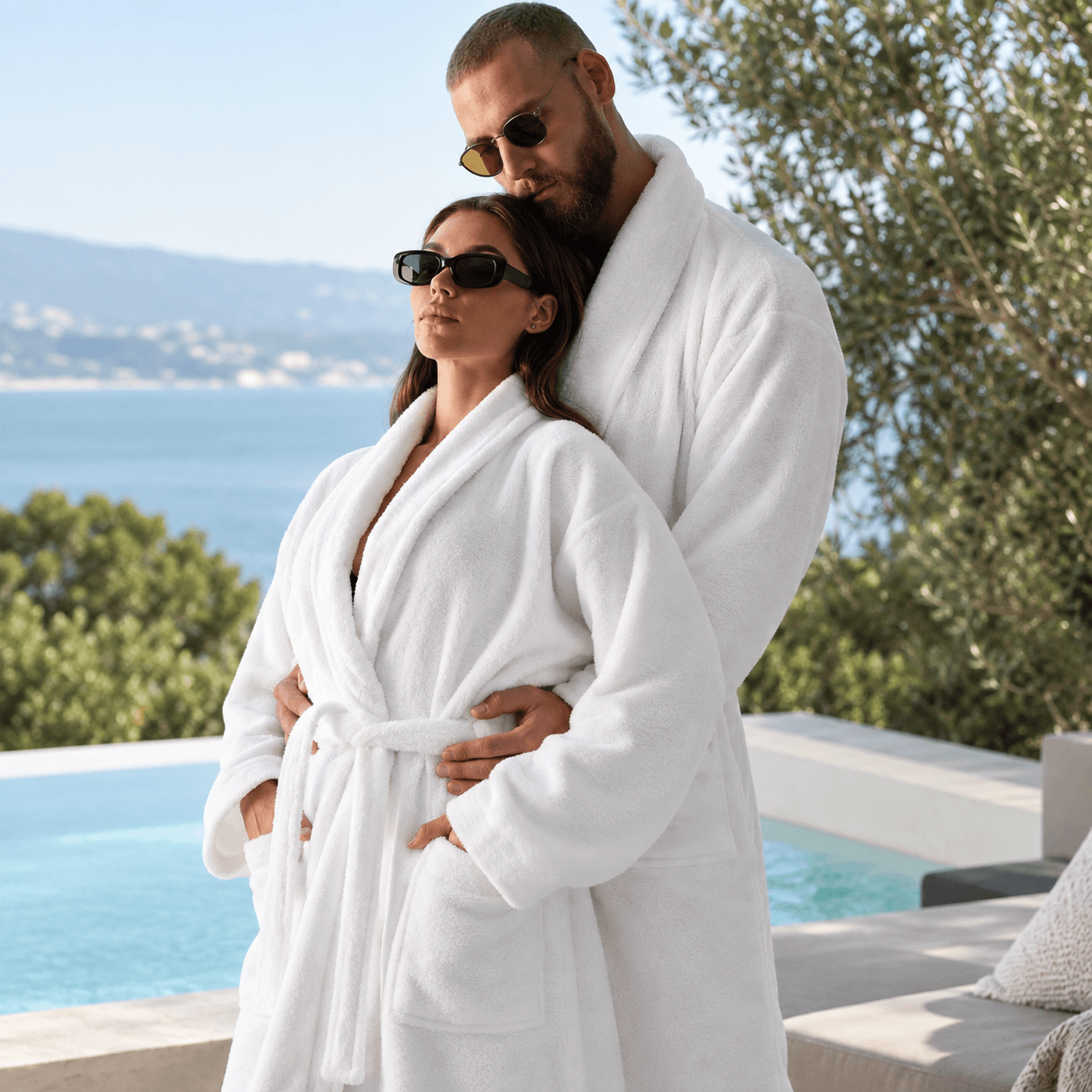 Majorca 100% Egyptian Cotton Unisex Terry Bathrobe
