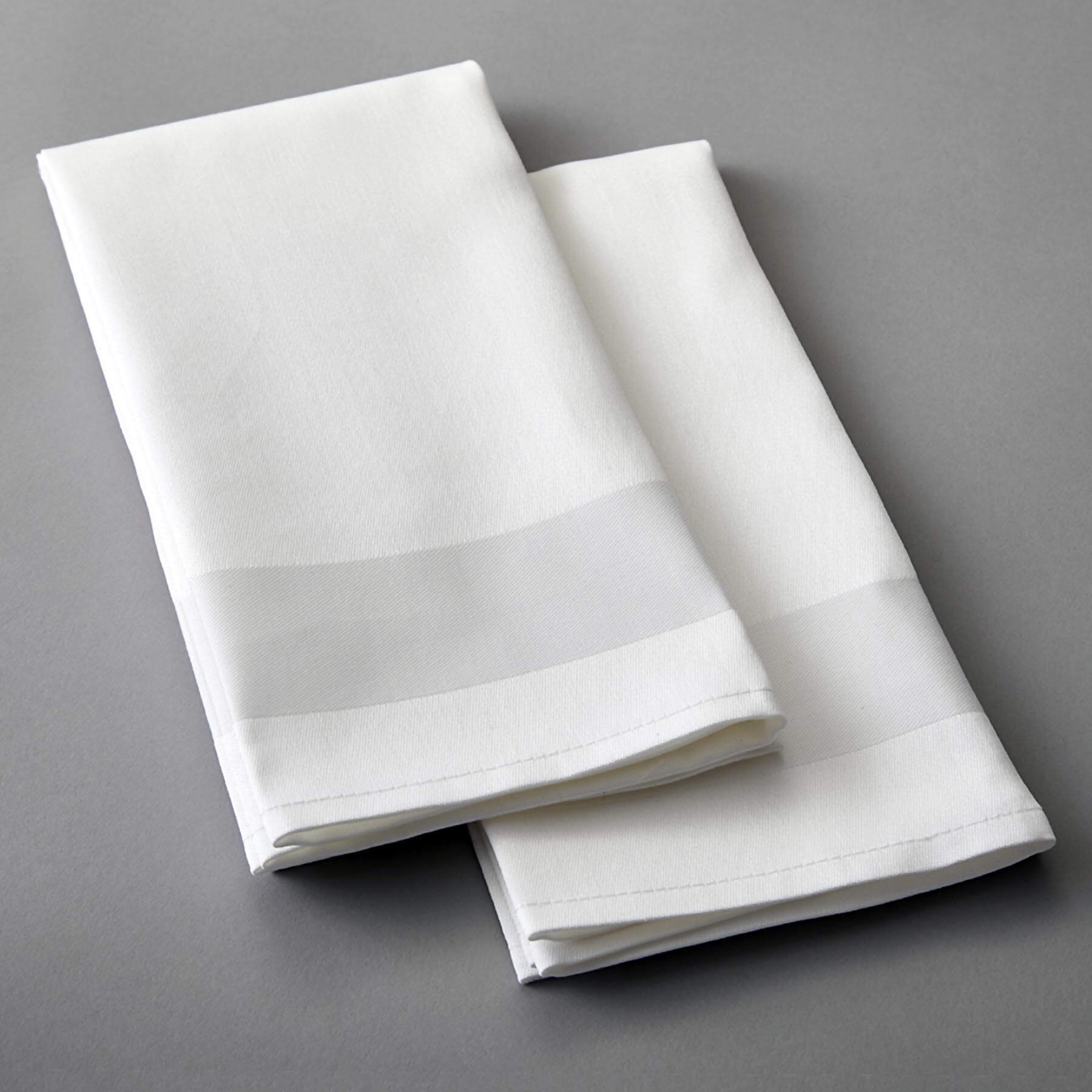 Madrid 100% Cotton Satin Band Napkins