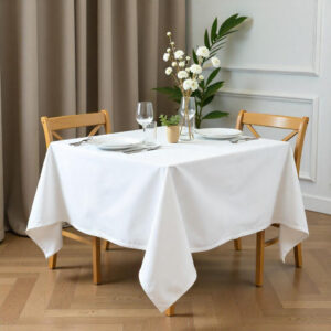 Valencia 100% Cotton THMILLS Plain Square Table Cloth