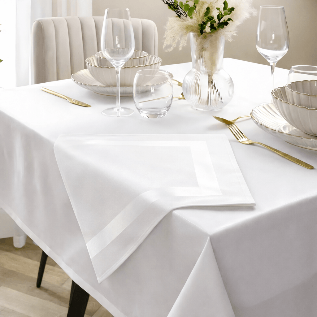 Madrid 100% Cotton Satin Band Napkins - Image 2