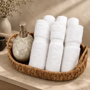 Face Towel 30x30 Rope Fancy 500 GSM