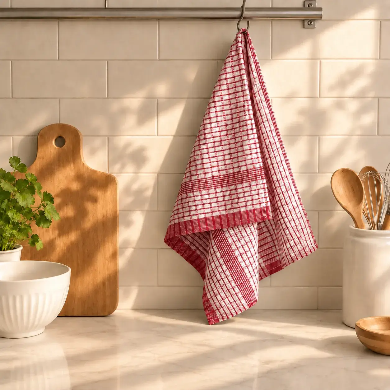 Rich Absorbent Cotton Kitchen Tea Towels - Image 13