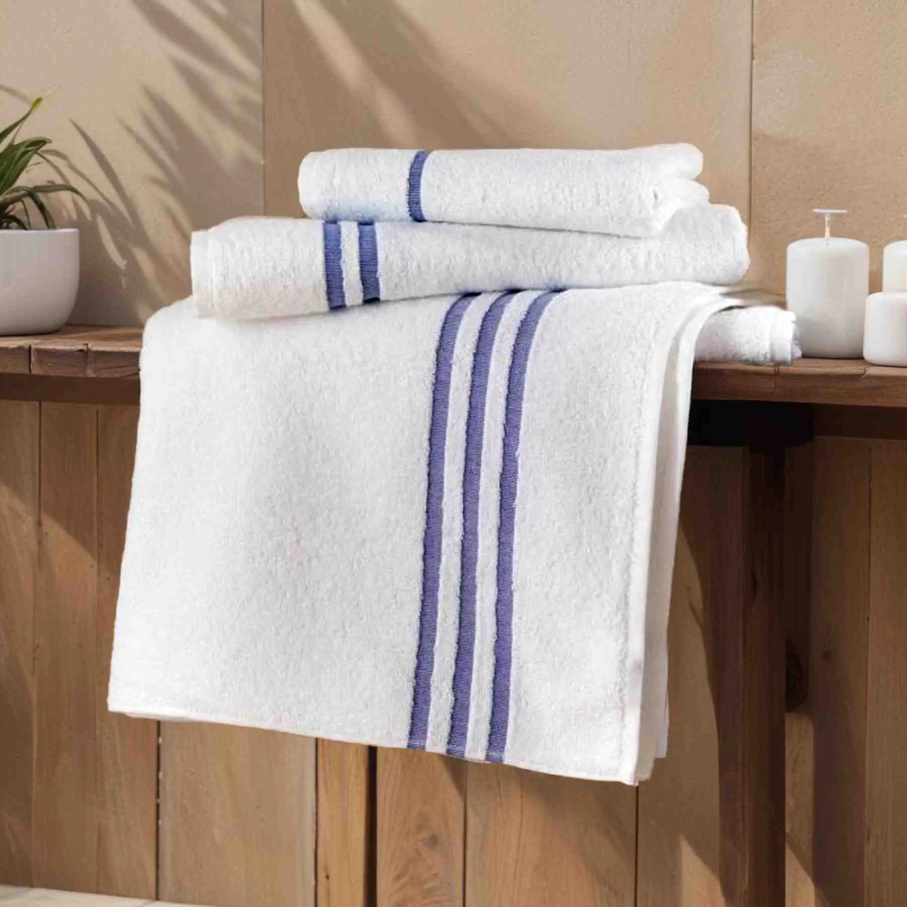 Sasanian Bath Sheet Eco Leisure Towel - 420 GSM - Image 2